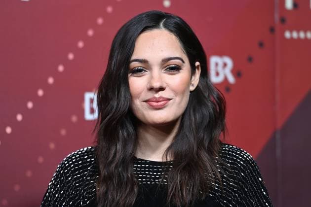 Nilam Farooq actress, single picture, cropped single motif, portrait, portrait red carpet, red carpet,Bavarian Film Award 2023 on 19 09 2024 at the Prinzregententheater in Munich