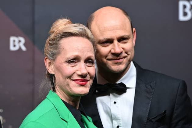 Anna Schudt and Moritz Fuehrmann Red Carpet,Red Carpet,Bavarian Film Award 2023 on 19 09 2024 at the Prinzregententheater in Munich 251 00