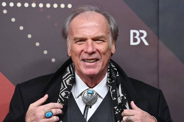 Wolfgang FIEREK Actor, single picture, cropped single motif, portrait, portrait red carpet, red carpet,Bavarian Film Award 2023 on 19 09 2024 at the Prinzregententheater in Munich R u