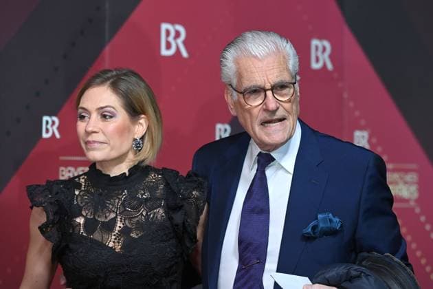 Julia Schuetze and Sky Du Mont Actors , Red Carpet,Red Carpet,Bavarian Film Award 2023 on 19 09 2024 at Prinzregententheater in Munich r