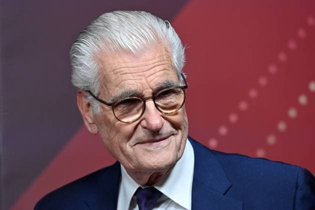 Sky Du Mont actor, single image, cropped single motif, portrait, portrait red carpet, red carpet,Bavarian Film Award 2023 on 19 09 2024 at the Prinzregententheater in Munich r Tel 02