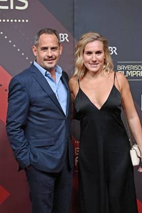 Moritz Bleibtreu and Saskia Bleibtreu Red Carpet,Red Carpet,Bavarian Film Award 2023 on 19 09 2024 at the Prinzregententheater in Munich r