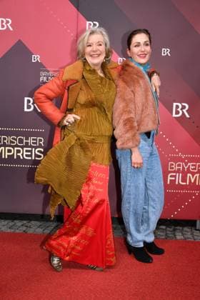 Jutta Seidel with company Presentation of the Bavarian Film Award Prinzregenten Theater Munich 19 January 2024
