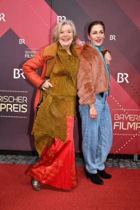 Jutta Seidel with company Presentation of the Bavarian Film Award Prinzregenten Theater Munich 19 January 2024