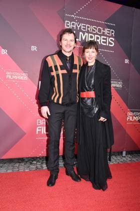 Felix Klare and Zora Thiessen Presentation of the Bavarian Film Award Prinzregenten Theater Munich 19 January 2024