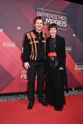 Felix Klare and Zora Thiessen Presentation of the Bavarian Film Award Prinzregenten Theater Munich 19 January 2024