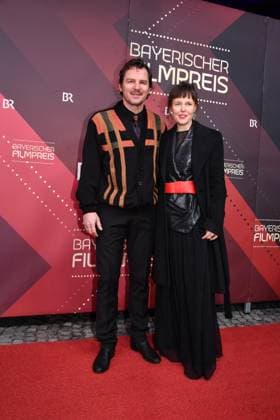 Felix Klare and Zora Thiessen Presentation of the Bavarian Film Award Prinzregenten Theater Munich 19 January 2024