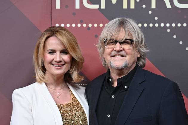 Martina Nicia and Martin Krug Red Carpet,Red Carpet,Bavarian Film Award 2023 on 19 09 2024 at the Prinzregententheater in Munich 251 00 BIC G