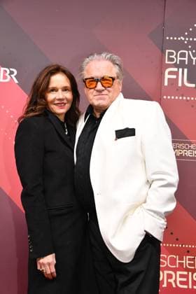 Michael Brandner with his wife Presentation of the Bavarian Film Award Prinzregenten Theater Munich 19 January 2024