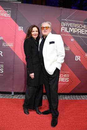 Michael Brandner with his wife Presentation of the Bavarian Film Award Prinzregenten Theater Munich 19 January 2024