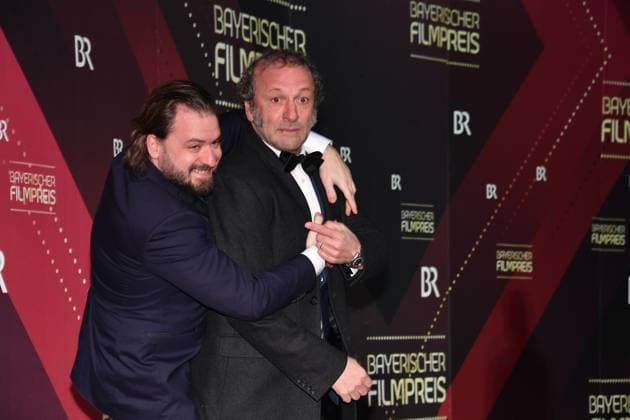 Daniel Christensen and Max Schmidt Presentation of the Bavarian Film Award Prinzregenten Theater Munich 19 January 2024