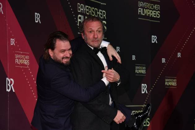Daniel Christensen and Max Schmidt Presentation of the Bavarian Film Award Prinzregenten Theater Munich 19 January 2024