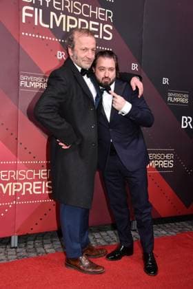 Daniel Christensen and Max Schmidt Presentation of the Bavarian Film Award Prinzregenten Theater Munich 19 January 2024