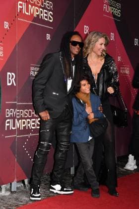 Fab Morvan, Stella and son Sacha Presentation of the Bavarian Film Award Prinzregenten Theater Munich 19 January 2024