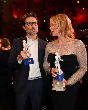 Simon Verhoeven and Veronica Ferres Bavarian Film Award Party Award Winner Prinzregenten Theater Munich 19 January 2024