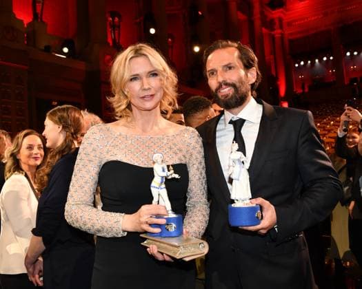 Veronica Ferres and Quirin Berg Bavarian Film Award Party Award Winner Prinzregenten Theater Munich 19 January 2024