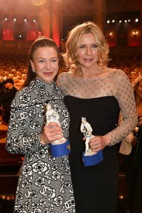 Hannah Herzsprung and Veronica Ferres Presentation of the Bavarian Film Award Party Award Winner Prinzregenten Theater Munich 19 January 2024