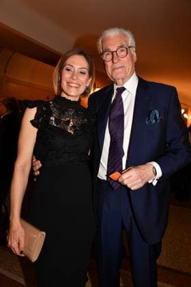 Julia Schütze and Sky Du Mont Presentation of the Bavarian Film Award Party Award Winner Prinzregenten Theater Munich 19 January 2024