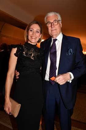 Julia Schütze and Sky Du Mont Presentation of the Bavarian Film Award Party Award Winner Prinzregenten Theater Munich 19 January 2024
