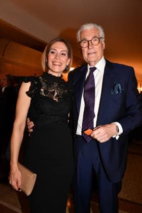 Julia Schütze and Sky Du Mont Presentation of the Bavarian Film Award Party Award Winner Prinzregenten Theater Munich 19 January 2024
