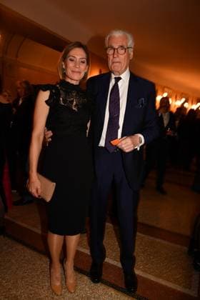 Julia Schütze and Sky Du Mont Presentation of the Bavarian Film Award Party Award Winner Prinzregenten Theater Munich 19 January 2024