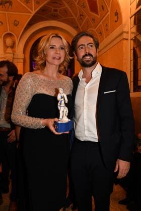 Veronica Ferres and David Dietl Presentation of the Bavarian Film Award Party Award Winner Prinzregenten Theater Munich 19 January 2024