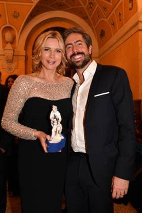 Veronica Ferres and David Dietl Presentation of the Bavarian Film Award Party Award Winner Prinzregenten Theater Munich 19 January 2024