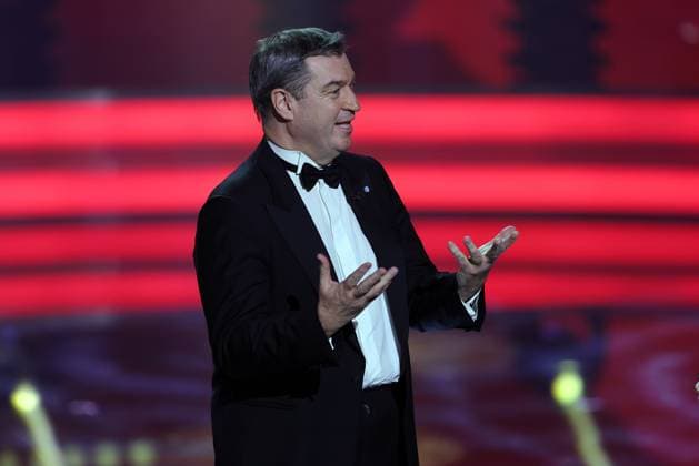 Bavarian Film Award 2023 Bavarian Prime Minister Dr. Markus Söder Presentation of the 45 Bavarian Film Award 2023 on 19 01 2024 at the Prinzregententheater in Munich Bavaria, Germany
