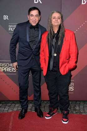 Giorgio Seybold and Carmen Pilatus at the presentation of the 45 Bavarian Film Award 2023 in the Prinzregententheater Munich, 19 01 2024 Foto:xF.xKernx xFuturexImagex bay_filmpreis_2429