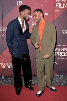 Tijan Njie and Elan Ben Ali at the presentation of the 45 Bavarian Film Award 2023 in the Prinzregententheater Munich, 19 01 2024 Foto:xF.xKernx xFuturexImagex bay_filmpreis_2574