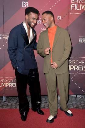 Tijan Njie and Elan Ben Ali at the presentation of the 45 Bavarian Film Award 2023 in the Prinzregententheater Munich, 19 01 2024 Foto:xF.xKernx xFuturexImagex bay_filmpreis_2575