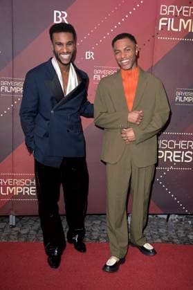 Tijan Njie and Elan Ben Ali at the presentation of the 45 Bavarian Film Award 2023 in the Prinzregententheater Munich, 19 01 2024 Foto:xF.xKernx xFuturexImagex bay_filmpreis_2578