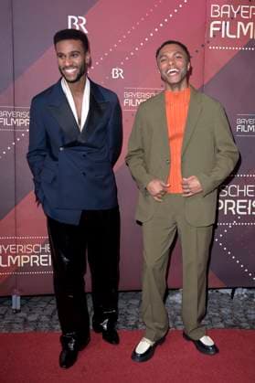 Tijan Njie and Elan Ben Ali at the presentation of the 45 Bavarian Film Award 2023 in the Prinzregententheater Munich, 19 01 2024 Foto:xF.xKernx xFuturexImagex bay_filmpreis_2580
