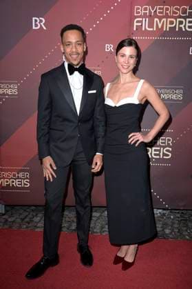 Jerry Hoffmann and Aylin Tezel at the presentation of the 45 Bavarian Film Award 2023 in the Prinzregententheater Munich, 19 01 2024 Foto:xF.xKernx xFuturexImagex bay_filmpreis_2819