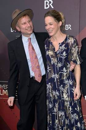 Robert Stadlober and Bernadette Heerwagen at the presentation of the 45 Bavarian Film Award 2023 in the Prinzregententheater Munich, 19 01 2024 Foto:xF.xKernx xFuturexImagex bay_filmpreis_2990