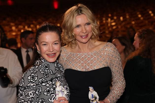 Bavarian Film Award 2023 Veronica Ferres re and Hannah Herzsprung Presentation of the 45 Bavarian Film Award 2023 on 19 01 2024 at the Prinzregententheater in Munich Bavaria, Germany