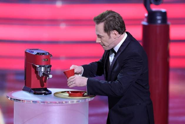 Bavarian Film Award 2023 Michael Bully Herbig at the coffee machine Presentation of the 45 Bavarian Film Award 2023 on 19 01 2024 at the Prinzregententheater in Munich Bavaria, Germany