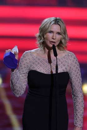 Bavarian Film Award 2023 Honorary Award Winner Veronica Ferres during her acceptance speech Ceremony of the 45 Bavarian Film Award 2023 on 19 01 2024 at Prinzregententheater in Munich Bavaria, Germany