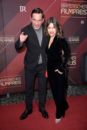 Sönke Möhring and Anna Julia Antonucci at the presentation of the 45 Bavarian Film Award 2023 in the Prinzregententheater Munich, 19 01 2024 Foto:xF.xKernx xFuturexImagex bay_filmpreis_2393