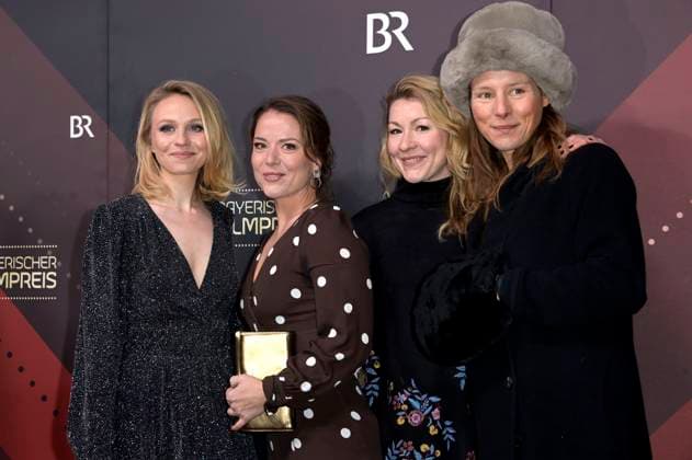 Teresa Rizos, Josephine Ehlert, Genija Rykova and Xenia Tilling at the presentation of the 45 Bavarian Film Award 2023 in the Prinzregententheater Munich, 19 01 2024 Foto:xF.xKernx xFuturexImagex bay_filmpreis_2750