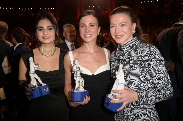Bayan Layla, Aylin Tezel and Hannah Herzsprung at the presentation of the 45 Bavarian Film Award 2023 in the Prinzregententheater Munich, 19 01 2024 Foto:xF.xKernx xFuturexImagex bay_filmpreis_3342