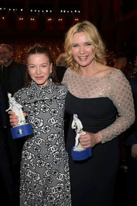Hannah Herzsprung and Veronica Ferres at the presentation of the 45 Bavarian Film Award 2023 in the Prinzregententheater Munich, 19 01 2024 Foto:xF.xKernx xFuturexImagex bay_filmpreis_3484