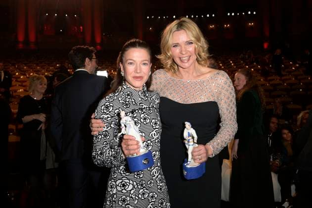Hannah Herzsprung and Veronica Ferres at the presentation of the 45 Bavarian Film Award 2023 in the Prinzregententheater Munich, 19 01 2024 Foto:xF.xKernx xFuturexImagex bay_filmpreis_3532