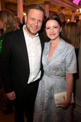 Jennifer Ulrich with companion at the presentation of the 45 Bavarian Film Award 2023 in the Prinzregententheater Munich, 19 01 2024 Foto:xF.xKernx xFuturexImagex bay_filmpreis_3701
