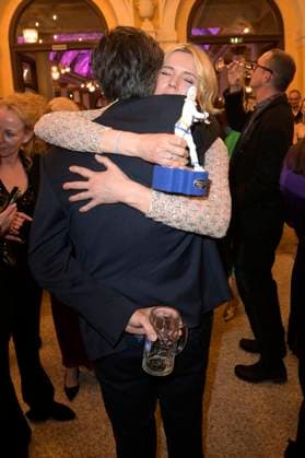 Veronica Ferres and David Dietl at the presentation of the 45 Bavarian Film Award 2023 in the Prinzregententheater Munich, 19 01 2024 Foto:xF.xKernx xFuturexImagex bay_filmpreis_3784