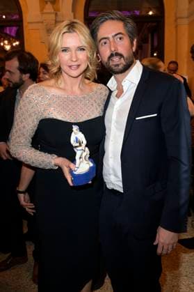 Veronica Ferres and David Dietl at the presentation of the 45 Bavarian Film Award 2023 in the Prinzregententheater Munich, 19 01 2024 Foto:xF.xKernx xFuturexImagex bay_filmpreis_3803