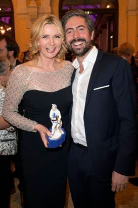 Veronica Ferres and David Dietl at the presentation of the 45 Bavarian Film Award 2023 in the Prinzregententheater Munich, 19 01 2024 Foto:xF.xKernx xFuturexImagex bay_filmpreis_3814