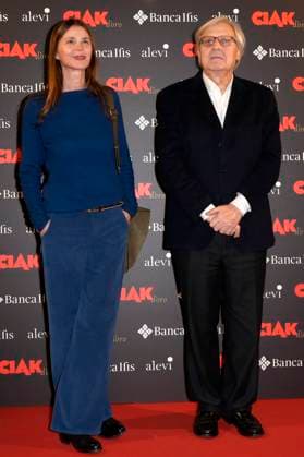 Sabrina Colle with husband Vittorio Sgarbi at the Ciak d oro 2023 film award ceremony at Palazzo Colonna Rome, 20 01 2024 Foto:xA.xM.xTinghinox xFuturexImagex ciak_4154