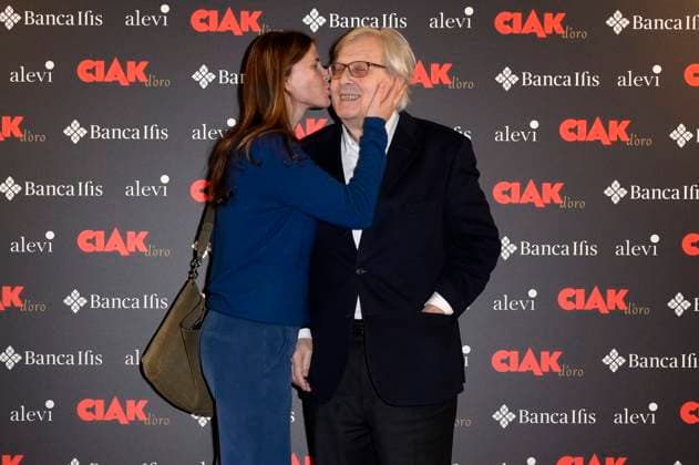 Sabrina Colle with husband Vittorio Sgarbi at the Ciak d oro 2023 film award ceremony at Palazzo Colonna Rome, 20 01 2024 Foto:xA.xM.xTinghinox xFuturexImagex ciak_4157