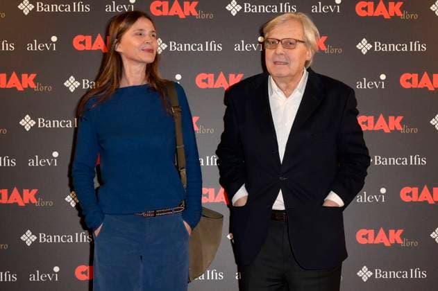 Sabrina Colle with husband Vittorio Sgarbi at the Ciak d oro 2023 film award ceremony at Palazzo Colonna Rome, 20 01 2024 Foto:xA.xM.xTinghinox xFuturexImagex ciak_4159